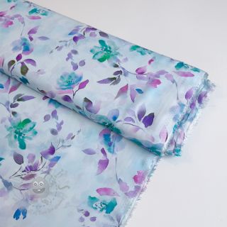 Wiskoza RADIANCE Flowers Wendy digital print