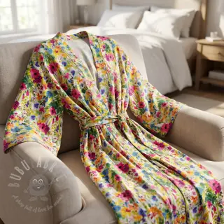 Wiskoza RADIANCE Flowers Zanny digital print