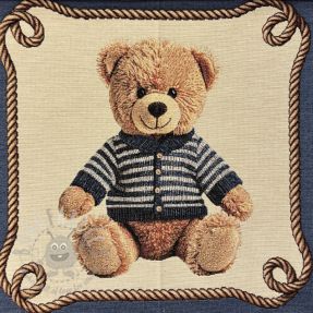 Tkanina dekoracyjna GOBELIN PREMIUM Teddy Bear Nautic PANEL