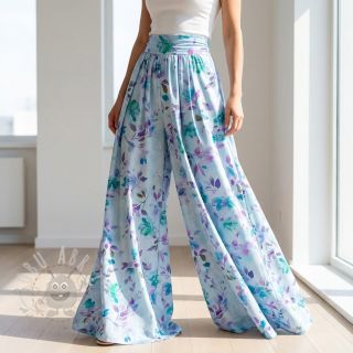 Wiskoza RADIANCE Flowers Wendy digital print