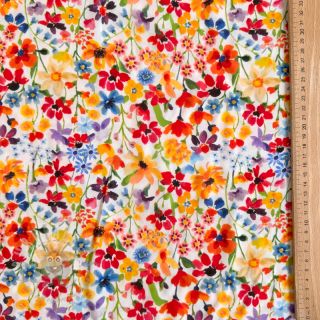 Wiskoza RADIANCE Flowers Jaja digital print