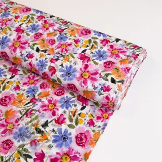 Wiskoza RADIANCE Flowers Polly digital print