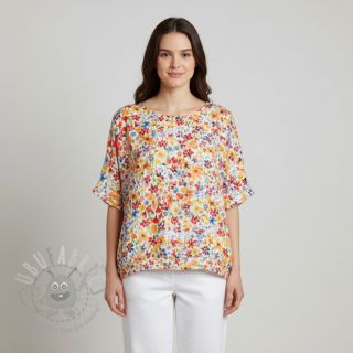 Wiskoza RADIANCE Flowers Jaja digital print