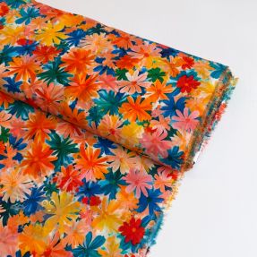 Wiskoza ECOVERO Flowers design C digital print