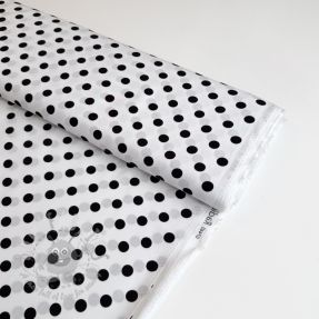 Wiskoza RADIANCE Polka dot white