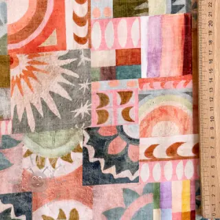 Wiskoza ECOVERO Abstract multi digital print