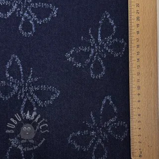 JEANS DENIM JACQUARD Butterflies