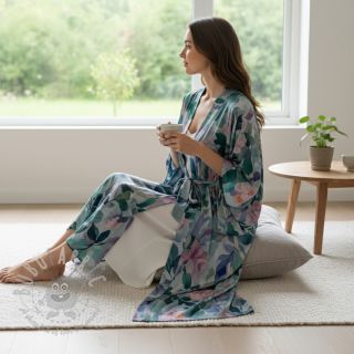 Wiskoza RADIANCE Flower design C digital print