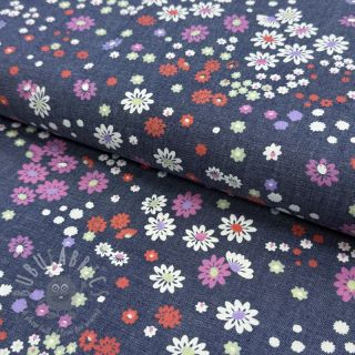 Bawełniana tkanina JEANS Hearts