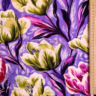Wiskoza ECOVERO Flowers design A digital print