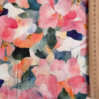 Wiskoza SATIN Flowers Tora digital print