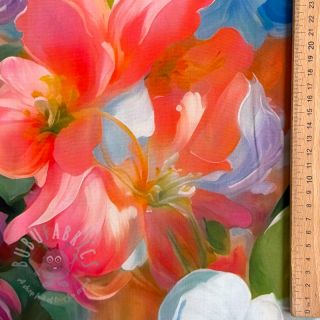 Wiskoza RADIANCE Flower design B digital print