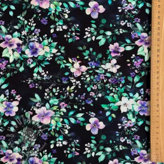 Wiskoza RADIANCE Flowers Jamie digital print