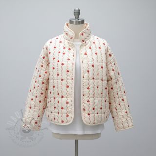 Muślin double gauze STEPPED Heart