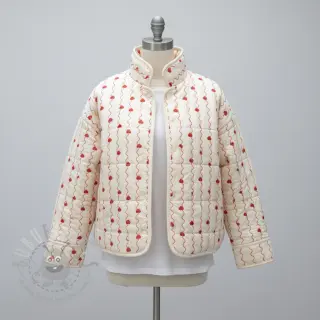 Muślin double gauze STEPPED Heart