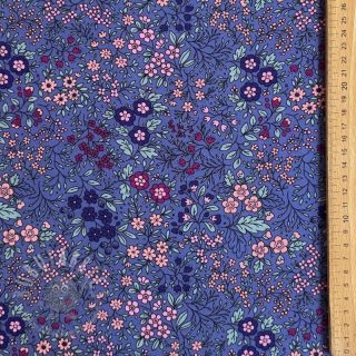 Wiskoza ECOVERO Flowers Galia purple