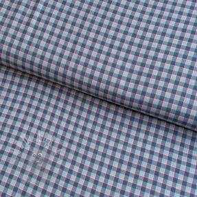 Bawełniana tkanina YARN DYED Check Anabel teal