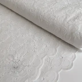 Bawełniana tkanina EMBROIDERY 2 side Camelia