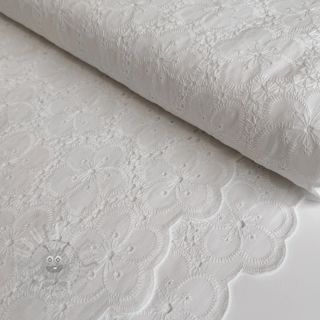 Bawełniana tkanina EMBROIDERY 2 side Camelia