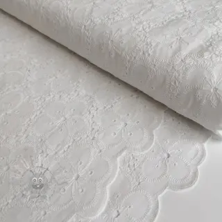 Bawełniana tkanina EMBROIDERY 2 side Camelia