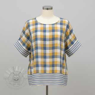 Muślin double gauze DOUBLE SIDED Summer Check