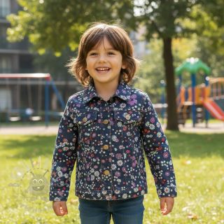 Bawełniana tkanina JEANS Hearts