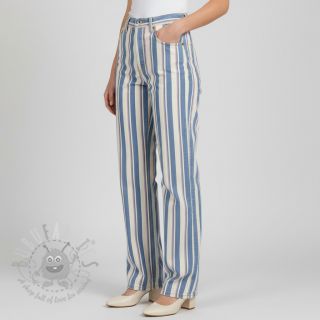 JEANS DENIM YARN DYED Stripe pink