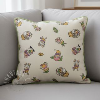 Tkanina dekoracyjna Linenlook Tomte Easter Egg digital print