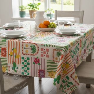 Tkanina dekoracyjna Linenlook Pura Vida Patch digital print