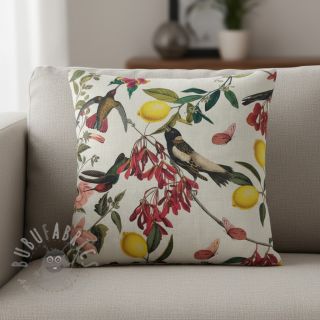 Tkanina dekoracyjna Linenlook Lemon Tropic Artisan digital print