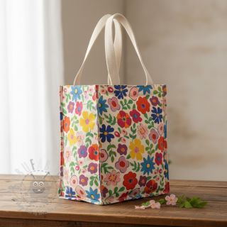 Tkanina dekoracyjna Linenlook Flower Fiesta Field digital print