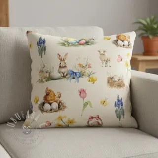 Tkanina dekoracyjna Easter Garden Joy digital print