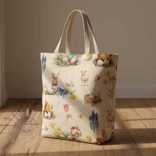 Tkanina dekoracyjna Easter Garden Joy digital print