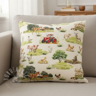 Tkanina dekoracyjna Cosy Farm Animals digital print