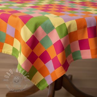 Tkanina dekoracyjna Joyful Block Patch digital print