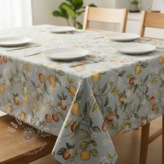 Tkanina dekoracyjna GOBELIN premium Citrus Orange Lemon