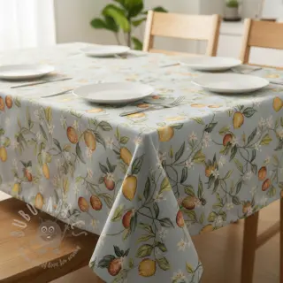 Tkanina dekoracyjna GOBELIN premium Citrus Orange Lemon
