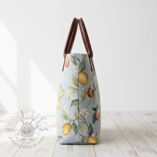 Tkanina dekoracyjna GOBELIN premium Citrus Orange Lemon