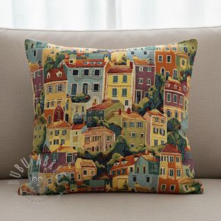 Tkanina dekoracyjna GOBELIN premium Happy Siesta House