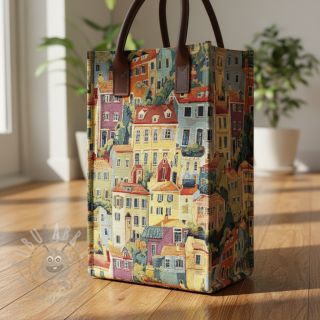 Tkanina dekoracyjna GOBELIN premium Happy Siesta House