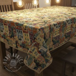 Tkanina dekoracyjna GOBELIN premium Happy Siesta House