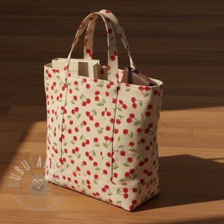 Tkanina dekoracyjna Linenlook premium Cherry Happy Joy