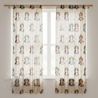 Tkanina dekoracyjna Linenlook premium Viva Flower Girl