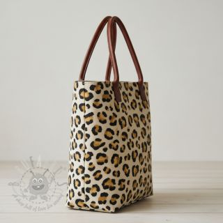 Tkanina dekoracyjna Linenlook premium Leopard Animal Print