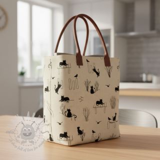 Tkanina dekoracyjna Linenlook premium Cat Sea Life