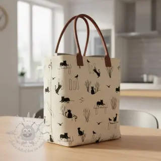 Tkanina dekoracyjna Linenlook premium Cat Sea Life