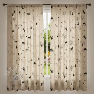 Tkanina dekoracyjna Linenlook premium Cat Sea Life