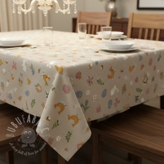 Tkanina dekoracyjna Linenlook premium Easter Doodle Icon