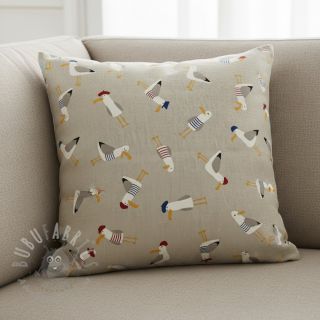 Tkanina dekoracyjna Linenlook premium Seagull dress up