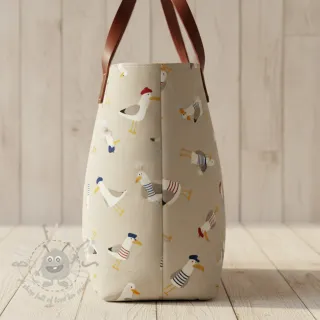 Tkanina dekoracyjna Linenlook premium Seagull dress up